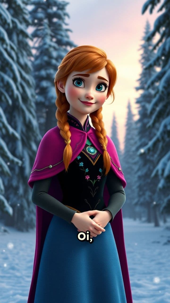 Mensagem da Princesa Ana para Bruna