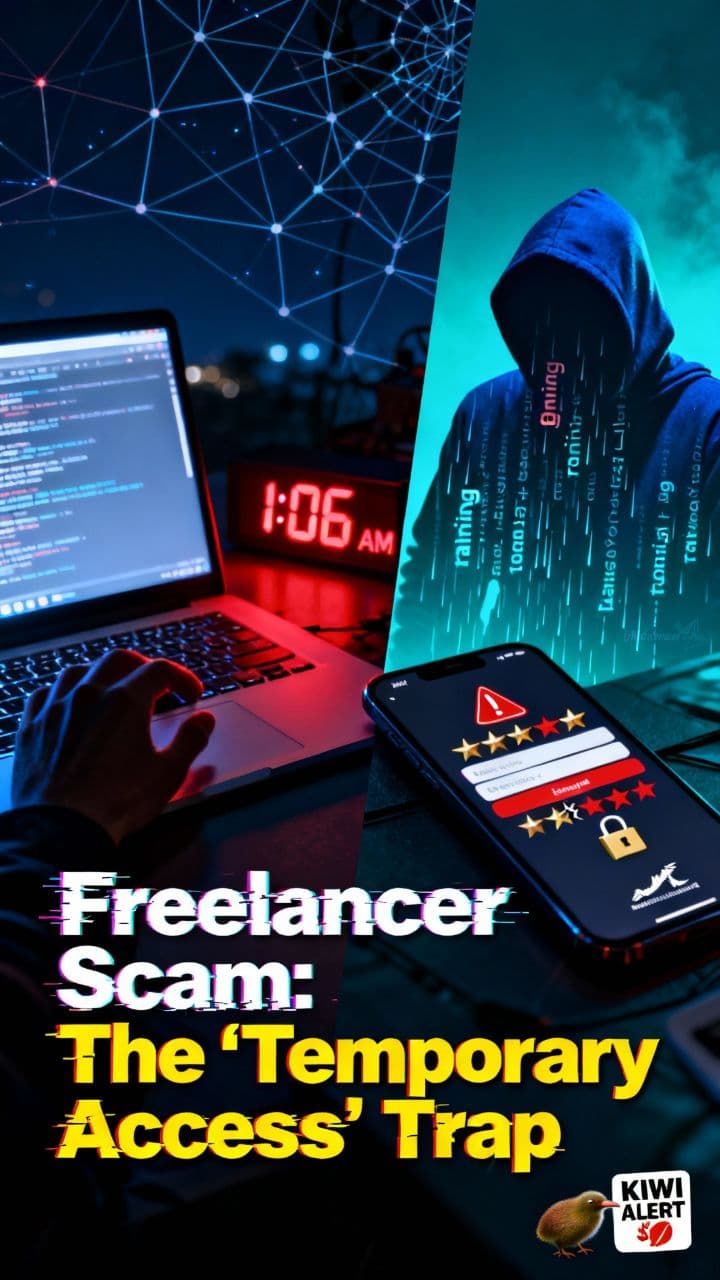 Freelancer Scam: The “Temporary Access” Trap