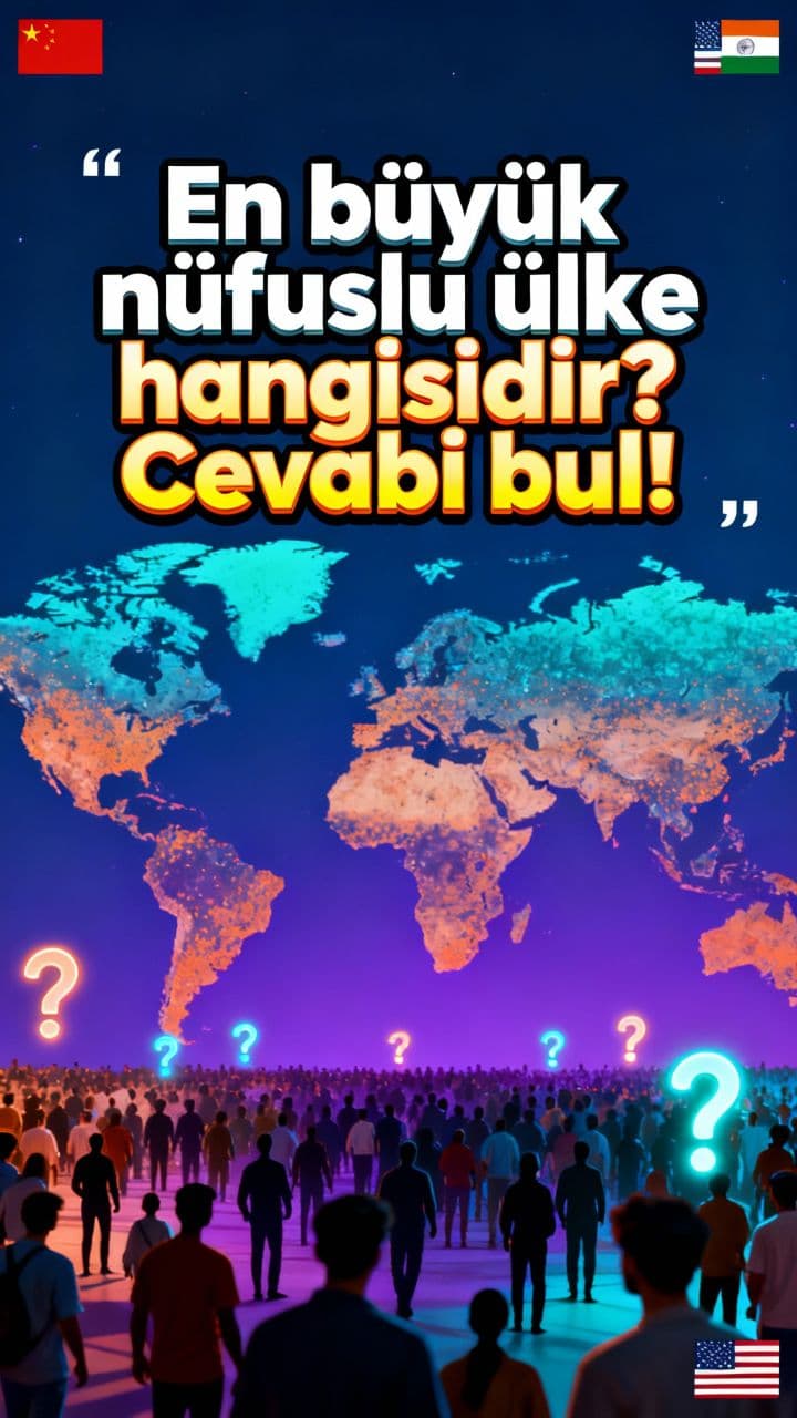 En büyük nüfuslu ülke hangisidir? Cevabı bul!