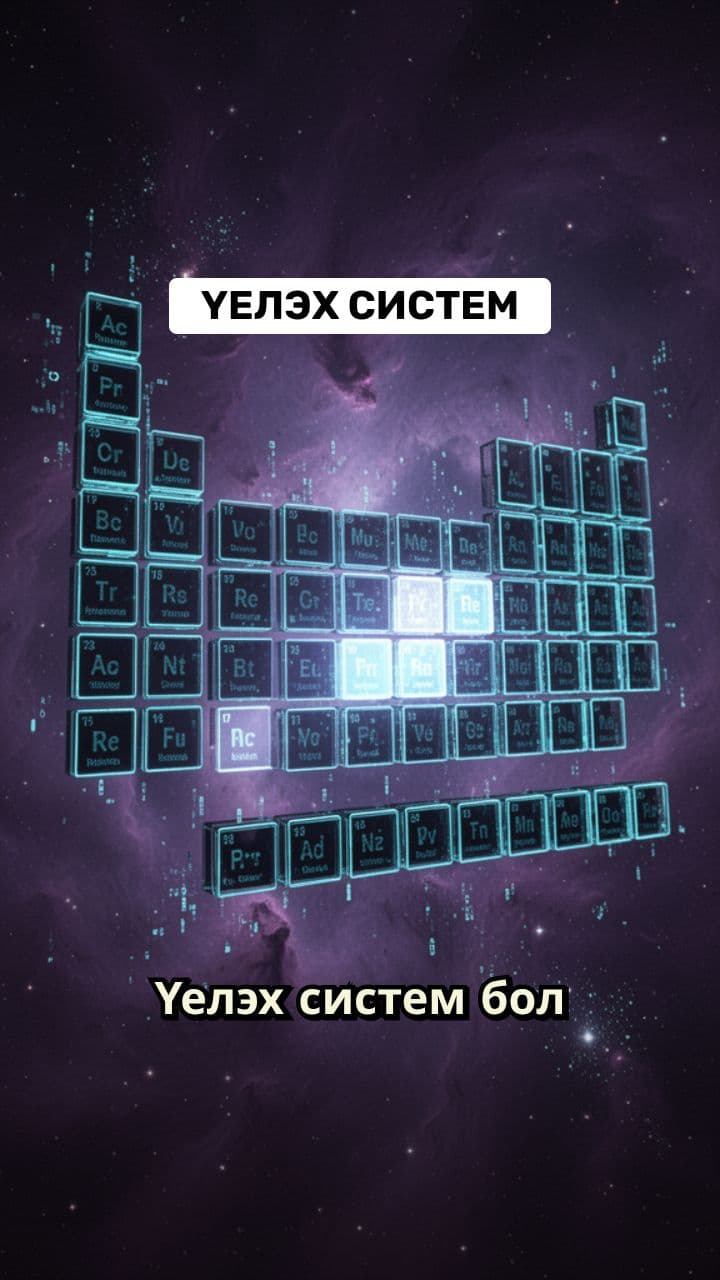 Mongolian Periodic Table Journey