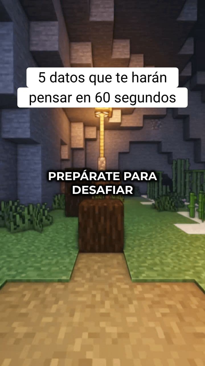 5 datos que te harán pensar en 60 segundos