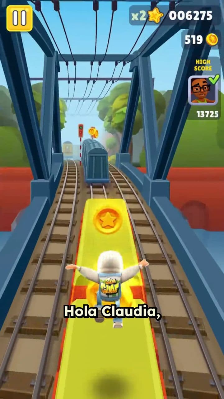 Mensaje aburrido y bendiciones para Claudia