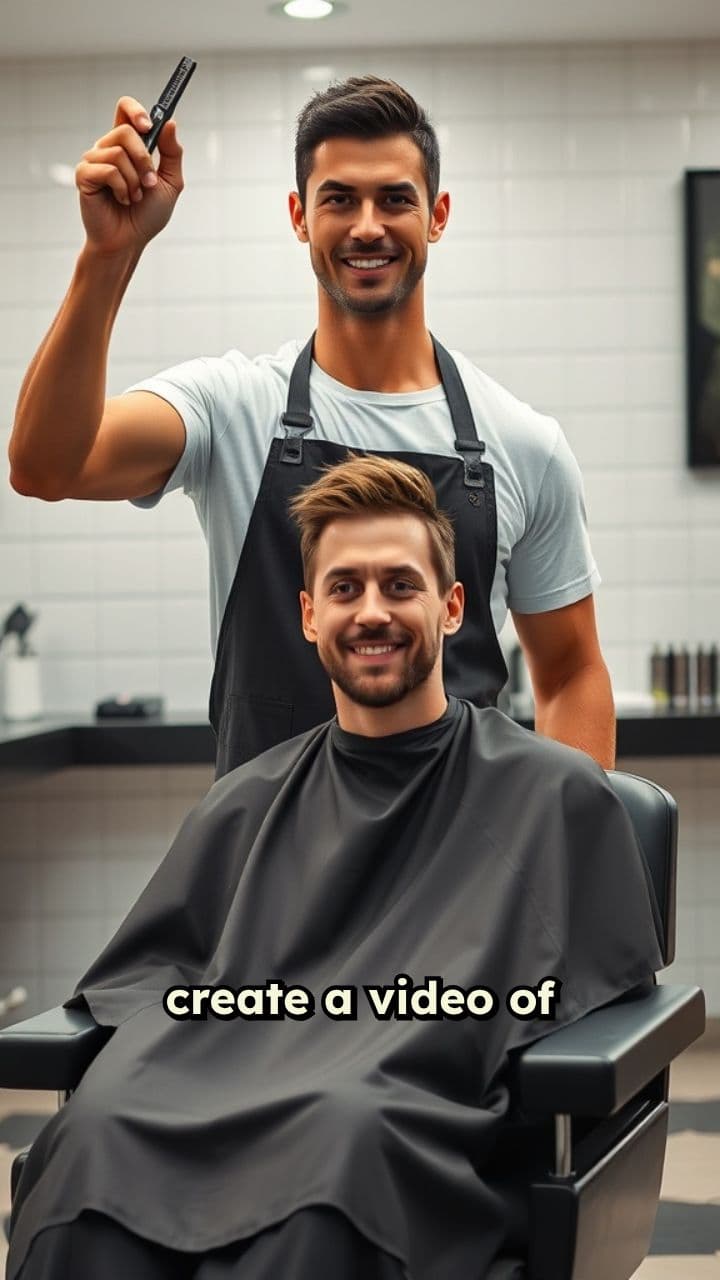 Ronaldo's Haircut Prank on Messi