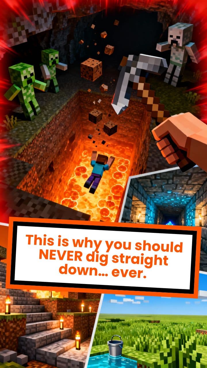 This is why you should NEVER dig straight down… ever.