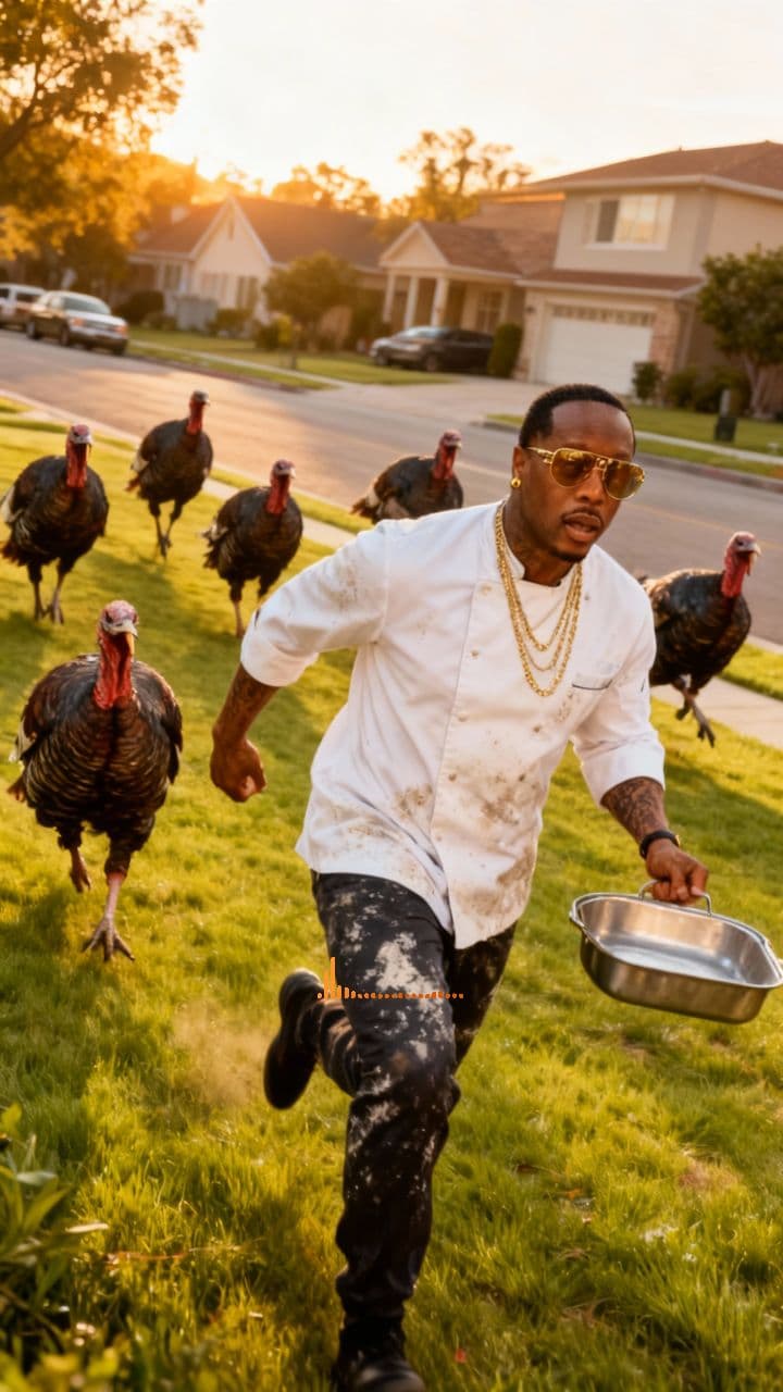 Thanksgiving Turkey Chase for Life Insurance