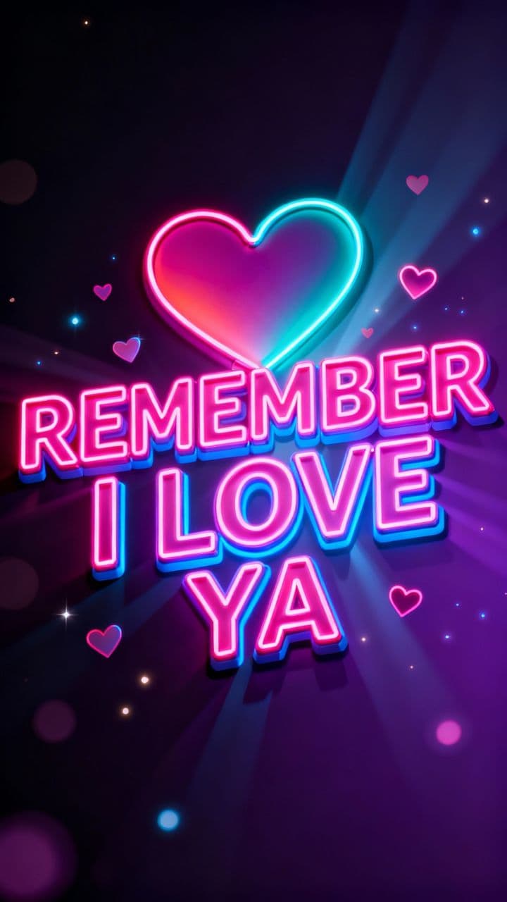 Remember I Love Ya