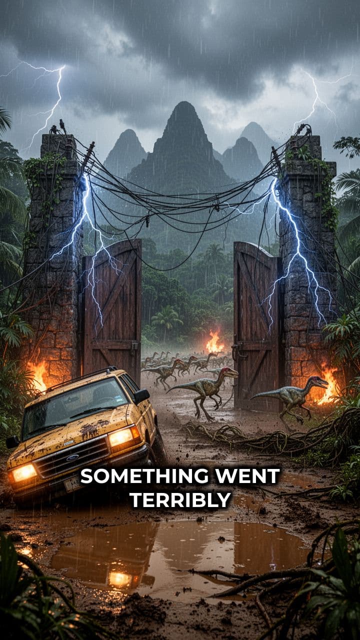 Jurassic Park Power Failure Chaos