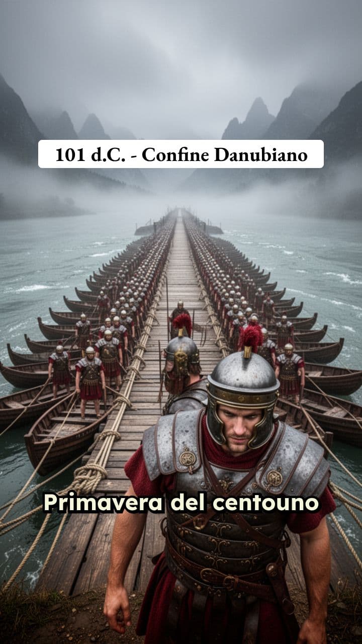 L'attraversamento del Danubio di Traiano
