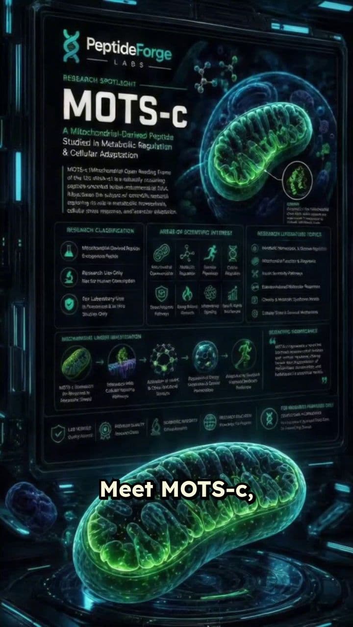 MOTS-c: Cellular Longevity Peptide