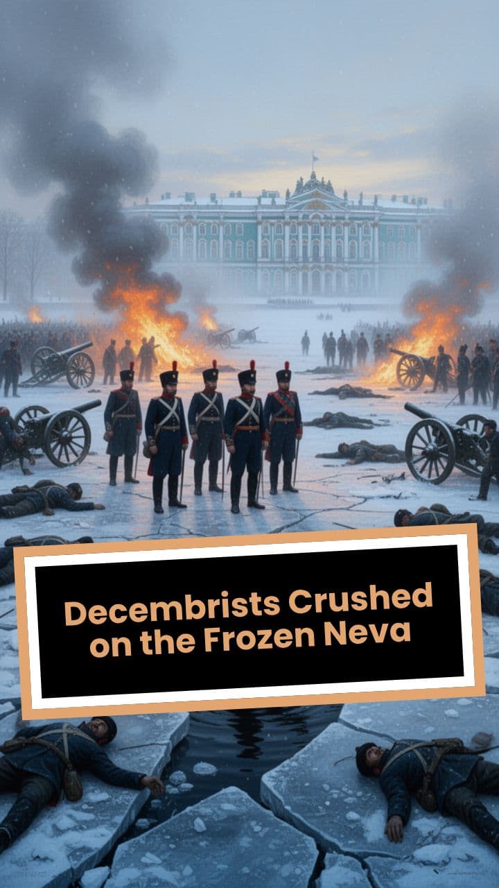 Decembrists Crushed on the Frozen Neva