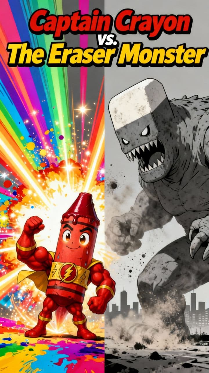 Captain Crayon vs. The Eraser Monster