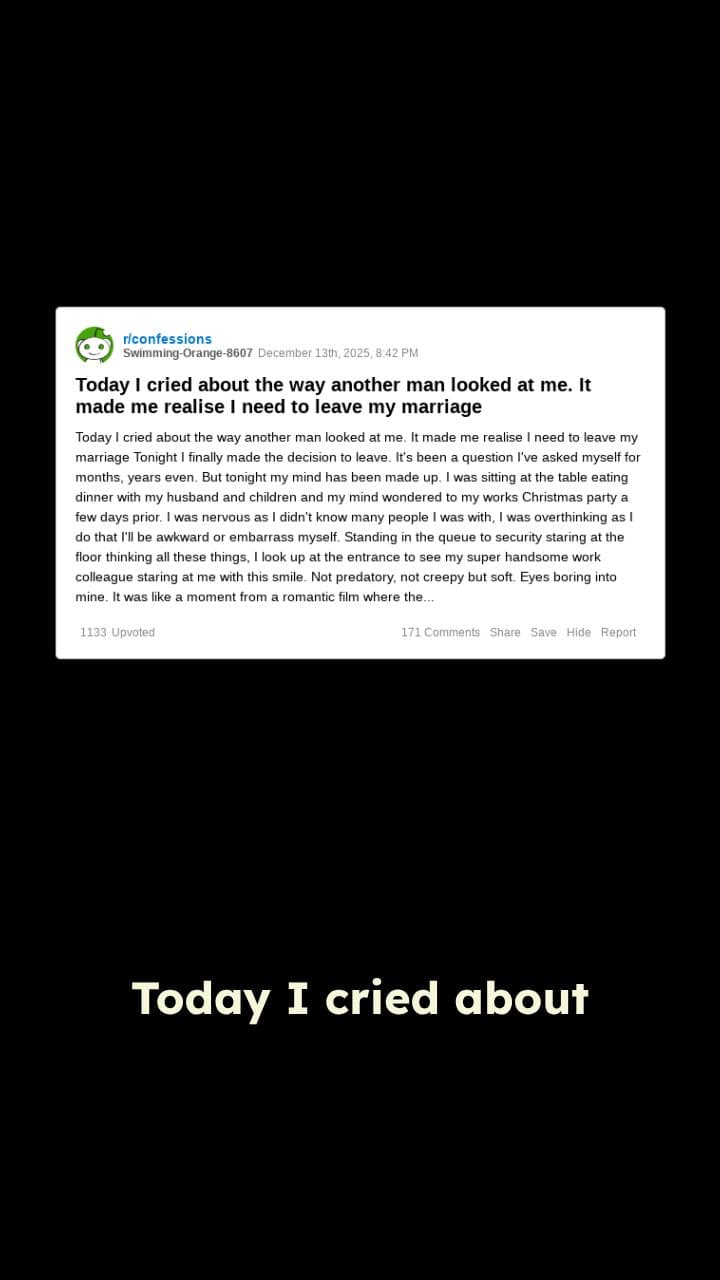 A Look That Ended My Marriage