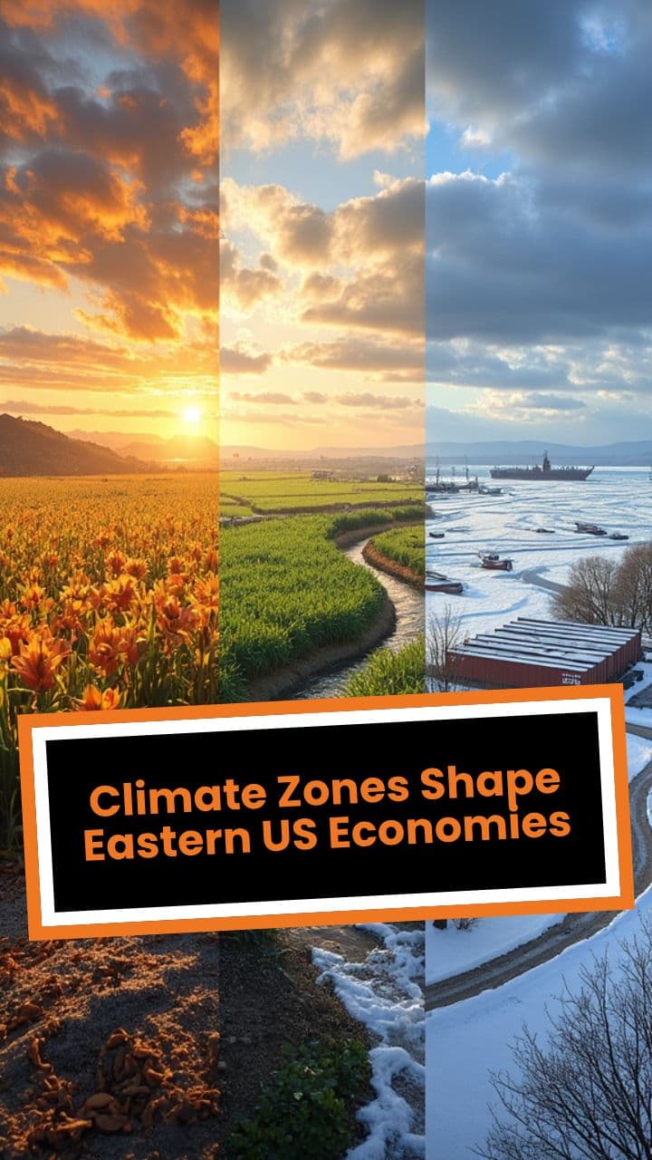 Climate Zones Shape Eastern US Economies
